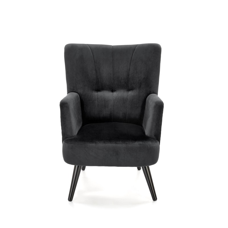 'PAGONI Black Relaxation Armchair' 'PAGONI Black Relaxation Armchair'