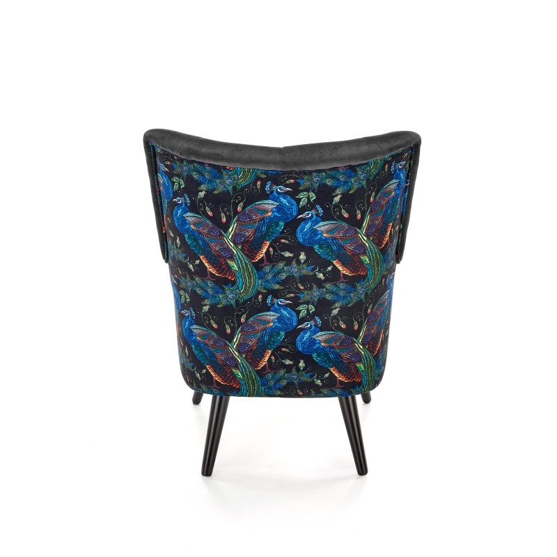 'PAGONI Black Relaxation Armchair' 'PAGONI Black Relaxation Armchair'