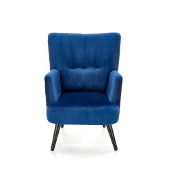 'PAGONI Navy Blue / Black Relaxation Armchair' 'PAGONI Navy Blue / Black Relaxation Armchair'