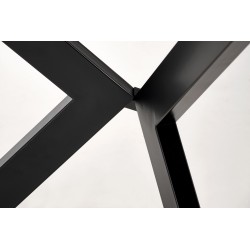 'PERONI Extendable Walnut Table - Black' 'PERONI Extendable Walnut Table - Black'