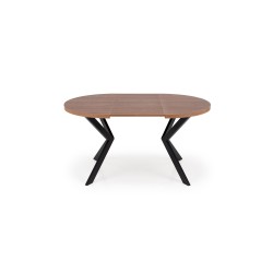 'PERONI Extendable Walnut Table - Black' 'PERONI Extendable Walnut Table - Black'
