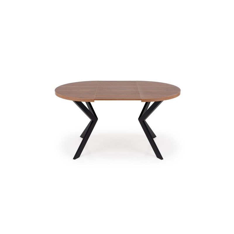 'PERONI Extendable Walnut Table - Black' 'PERONI Extendable Walnut Table - Black'