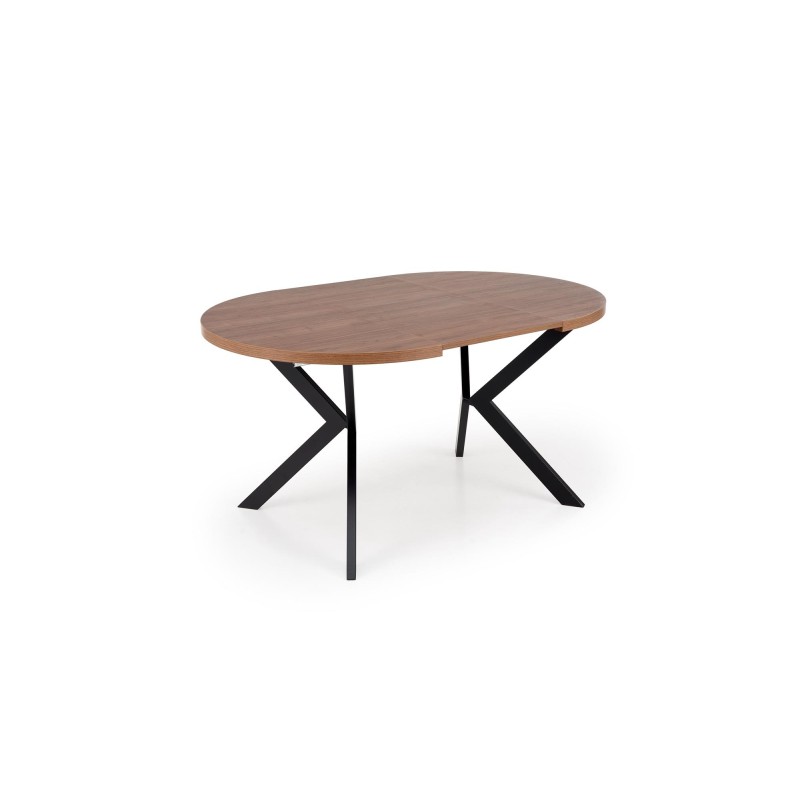 'PERONI Extendable Walnut Table - Black' 'PERONI Extendable Walnut Table - Black'