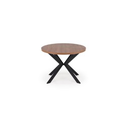'PERONI Extendable Walnut Table - Black' 'PERONI Extendable Walnut Table - Black'