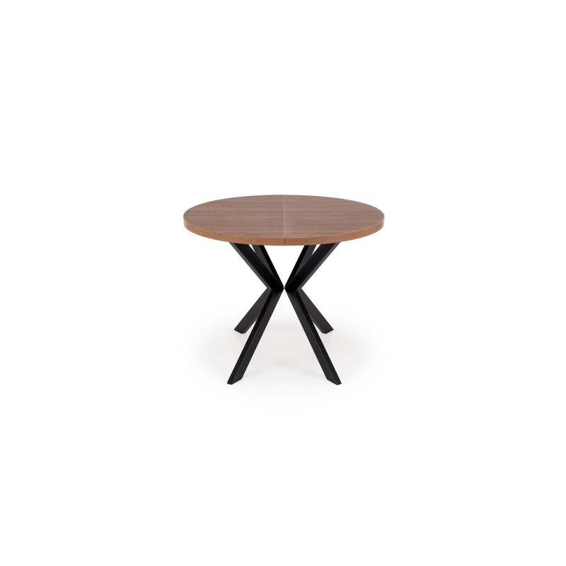 'PERONI Extendable Walnut Table - Black' 'PERONI Extendable Walnut Table - Black'