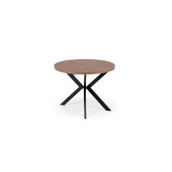 'PERONI Extendable Walnut Table - Black' 'PERONI Extendable Walnut Table - Black'