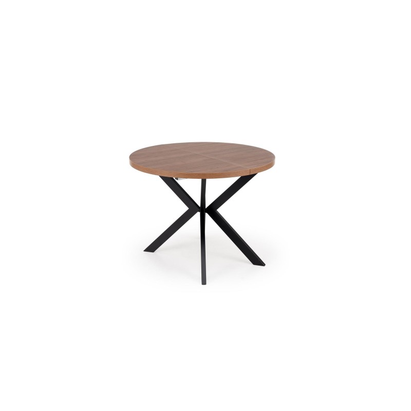 'PERONI Extendable Walnut Table - Black' 'PERONI Extendable Walnut Table - Black'
