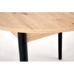 'PIVOT Extendable Table 102-142x102x75 cm, Top - Artisan Oak, Legs - Black' 'PIVOT Extendable Table 102-142x102x75 cm, Top - Artisan Oak, Legs - Black'