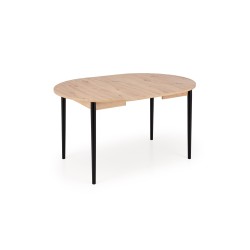 'PIVOT Extendable Table 102-142x102x75 cm, Top - Artisan Oak, Legs - Black' 'PIVOT Extendable Table 102-142x102x75 cm, Top - Artisan Oak, Legs - Black'