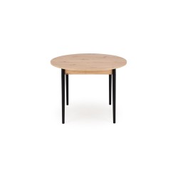 'PIVOT Extendable Table 102-142x102x75 cm, Top - Artisan Oak, Legs - Black' 'PIVOT Extendable Table 102-142x102x75 cm, Top - Artisan Oak, Legs - Black'