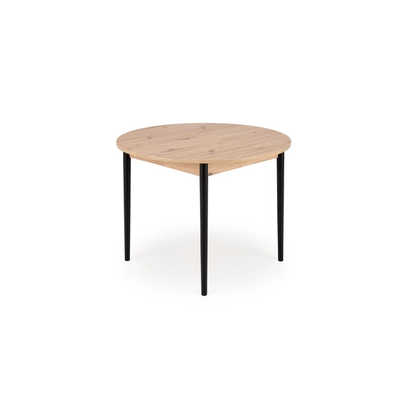 'PIVOT Extendable Table 102-142x102x75 cm, Top - Artisan Oak, Legs - Black' 'PIVOT Extendable Table 102-142x102x75 cm, Top - Artisan Oak, Legs - Black'