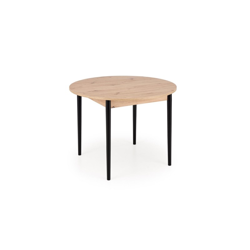 'PIVOT Extendable Table 102-142x102x75 cm, Top - Artisan Oak, Legs - Black' 'PIVOT Extendable Table 102-142x102x75 cm, Top - Artisan Oak, Legs - Black'
