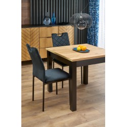 'QUBIK Extendable Table 80-200/80/76 cm Artisan Oak/Black' 'QUBIK Extendable Table 80-200/80/76 cm Artisan Oak/Black'