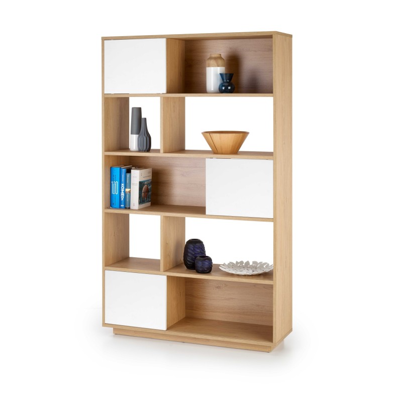 'REG23 Golden Oak / White Bookcase' 'REG23 Golden Oak / White Bookcase'