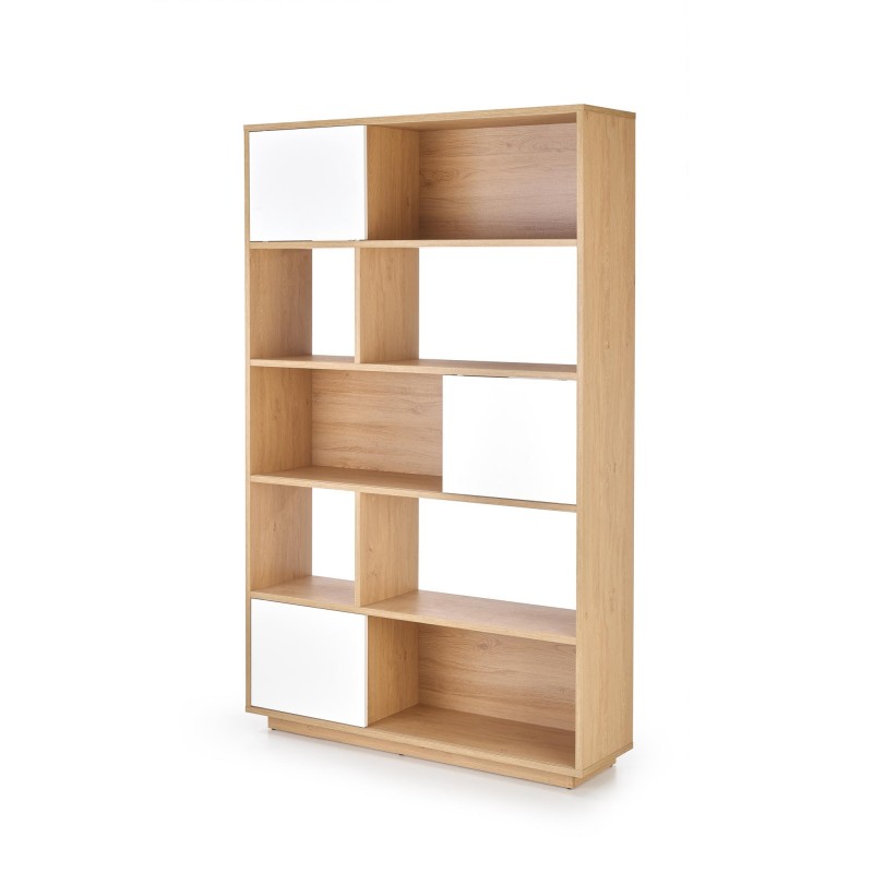 'REG23 Golden Oak / White Bookcase' 'REG23 Golden Oak / White Bookcase'