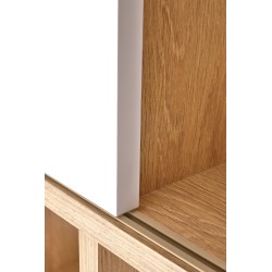 'REG23 Golden Oak / White Bookcase' 'REG23 Golden Oak / White Bookcase'