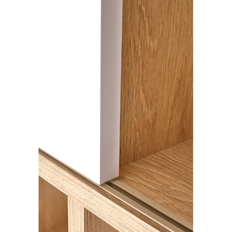 'REG23 Golden Oak / White Bookcase' 'REG23 Golden Oak / White Bookcase'