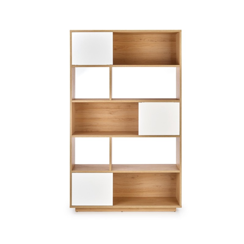 'REG23 Golden Oak / White Bookcase' 'REG23 Golden Oak / White Bookcase'