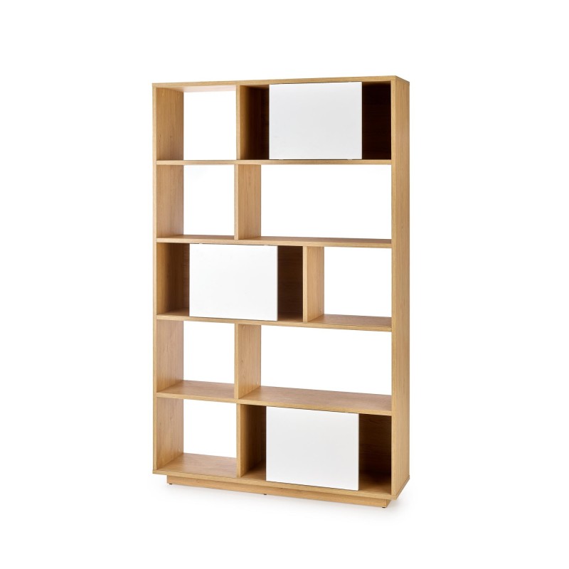 'REG23 Golden Oak / White Bookcase' 'REG23 Golden Oak / White Bookcase'