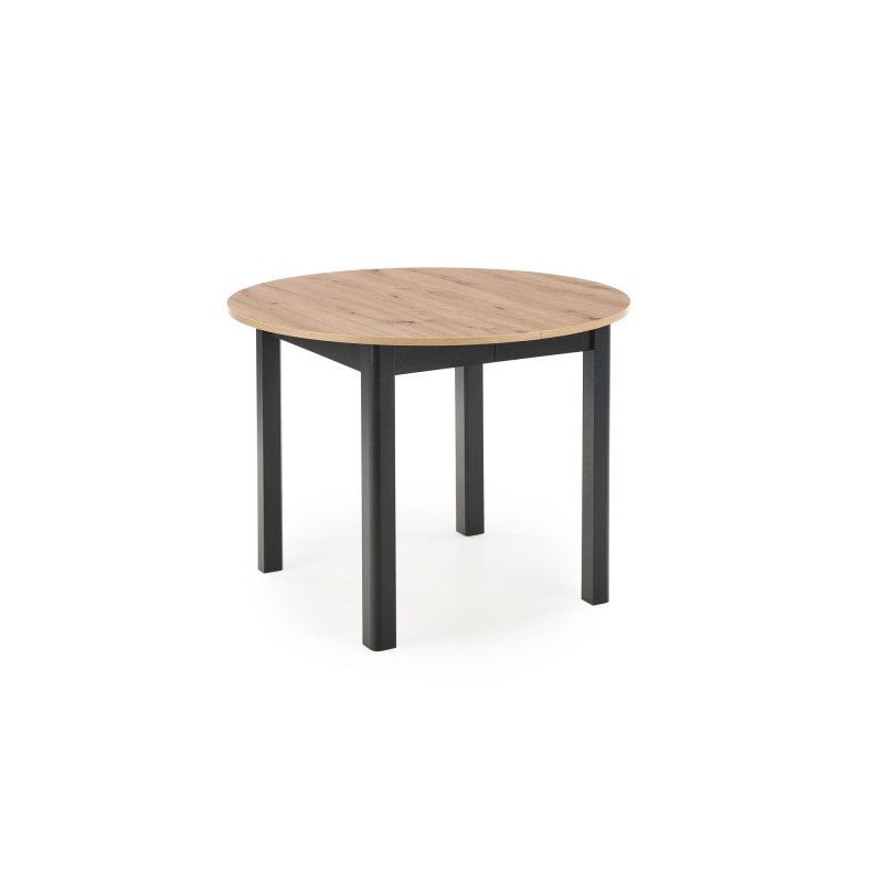 RINGO stół kolor blat dąb artisan, nogi - czarny (102-142x102x76 cm) (2p 1szt) RINGO stół kolor blat dąb artisan, nogi - czarny (102-142x102x76 cm) (2p 1szt)