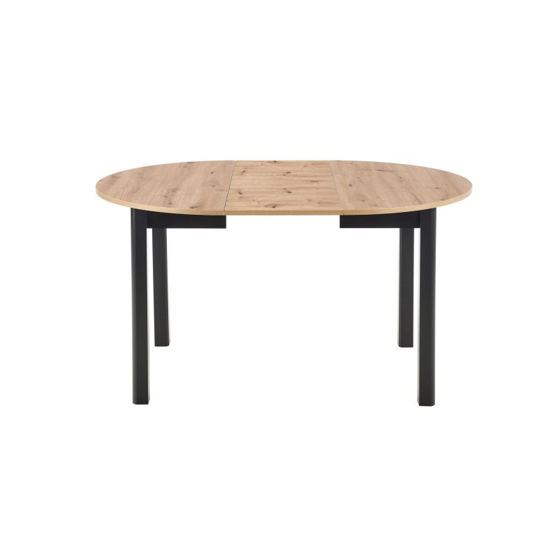 RINGO stół kolor blat dąb artisan, nogi - czarny (102-142x102x76 cm) (2p 1szt) RINGO stół kolor blat dąb artisan, nogi - czarny (102-142x102x76 cm) (2p 1szt)