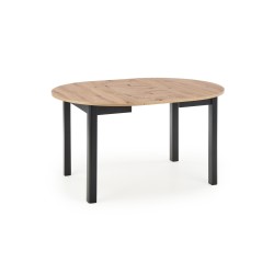 RINGO stół kolor blat dąb artisan, nogi - czarny (102-142x102x76 cm) (2p 1szt) RINGO stół kolor blat dąb artisan, nogi - czarny (102-142x102x76 cm) (2p 1szt)