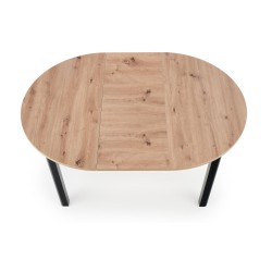 RINGO stół kolor blat dąb artisan, nogi - czarny (102-142x102x76 cm) (2p 1szt) RINGO stół kolor blat dąb artisan, nogi - czarny (102-142x102x76 cm) (2p 1szt)