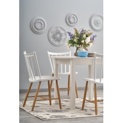 RINGO stół kolor blat - biały, nogi - biały (102-142x102x76 cm) (2p 1szt) RINGO stół kolor blat - biały, nogi - biały (102-142x102x76 cm) (2p 1szt)