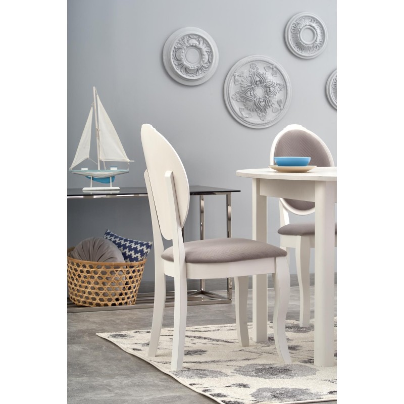 'RINGO Table Color Top - White, Legs - White' 'RINGO Table Color Top - White, Legs - White'