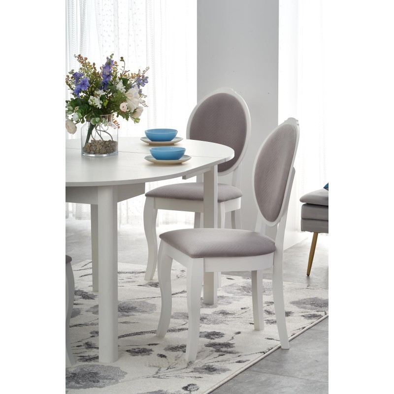 'RINGO Table Color Top - White, Legs - White' 'RINGO Table Color Top - White, Legs - White'