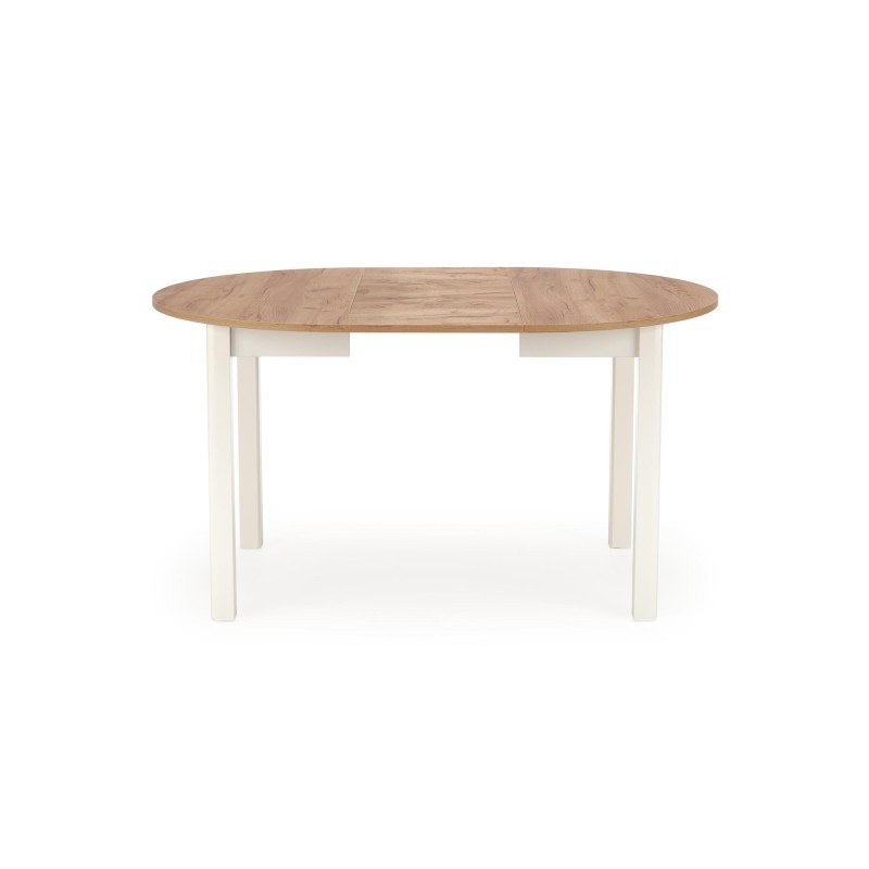 RINGO stół kolor blat dąb craft, nogi - biały (102-142x102x76 cm) (2p 1szt) RINGO stół kolor blat dąb craft, nogi - biały (102-142x102x76 cm) (2p 1szt)