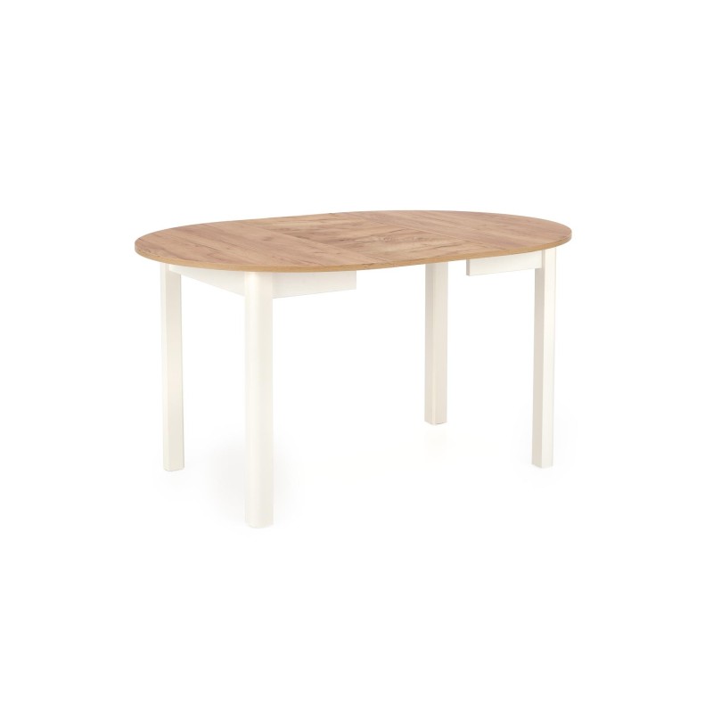 RINGO stół kolor blat dąb craft, nogi - biały (102-142x102x76 cm) (2p 1szt) RINGO stół kolor blat dąb craft, nogi - biały (102-142x102x76 cm) (2p 1szt)
