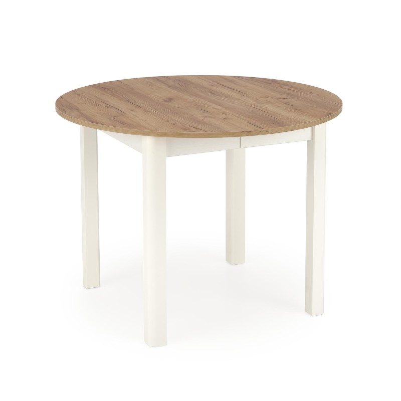 RINGO stół kolor blat dąb craft, nogi - biały (102-142x102x76 cm) (2p 1szt) RINGO stół kolor blat dąb craft, nogi - biały (102-142x102x76 cm) (2p 1szt)