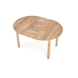 RINGO stół kolor blat dąb craft, nogi - dąb craft (102-142x102x76 cm) (2p 1szt) RINGO stół kolor blat dąb craft, nogi - dąb craft (102-142x102x76 cm) (2p 1szt)