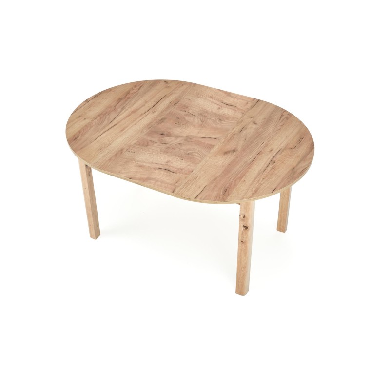RINGO stół kolor blat dąb craft, nogi - dąb craft (102-142x102x76 cm) (2p 1szt) RINGO stół kolor blat dąb craft, nogi - dąb craft (102-142x102x76 cm) (2p 1szt)