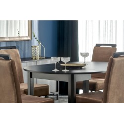 'RINGO Table Color Top Black, Legs - Black' 'RINGO Table Color Top Black, Legs - Black'