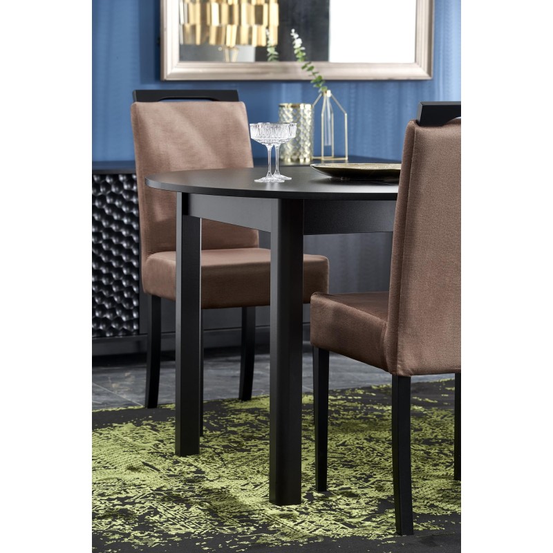 RINGO stół kolor blat czarny, nogi - czarny (102-142x102x76 cm) (2p 1szt) RINGO stół kolor blat czarny, nogi - czarny (102-142x102x76 cm) (2p 1szt)
