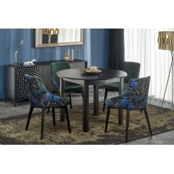 'RINGO Table Color Top Black, Legs - Black' 'RINGO Table Color Top Black, Legs - Black'