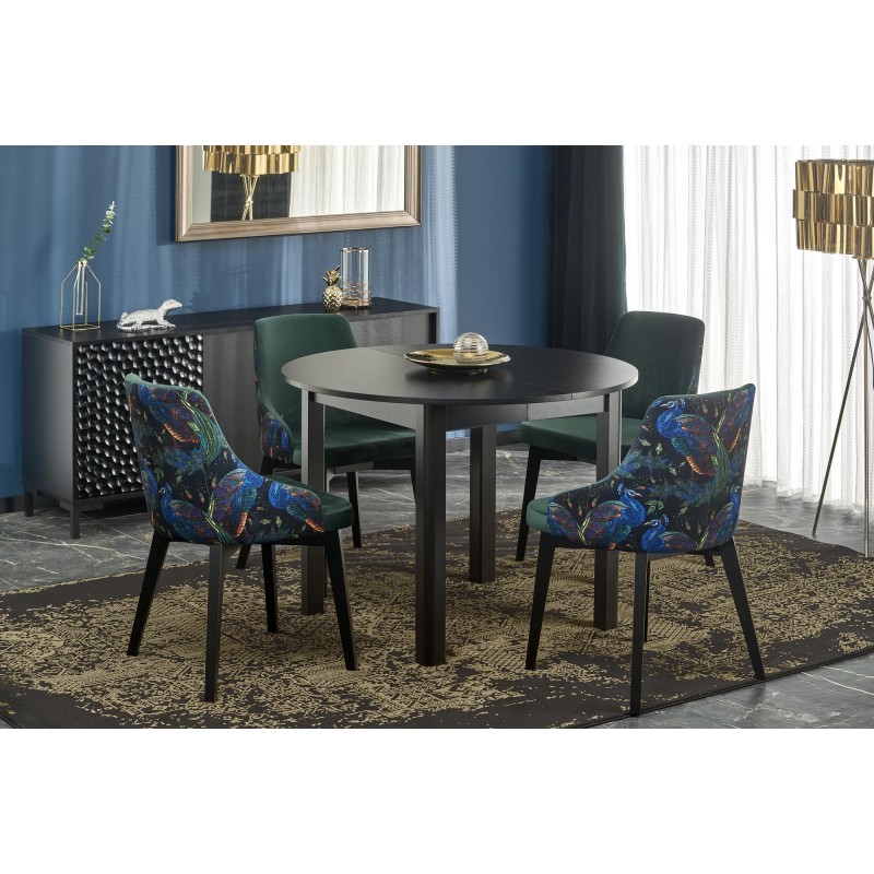 'RINGO Table Color Top Black, Legs - Black' 'RINGO Table Color Top Black, Legs - Black'