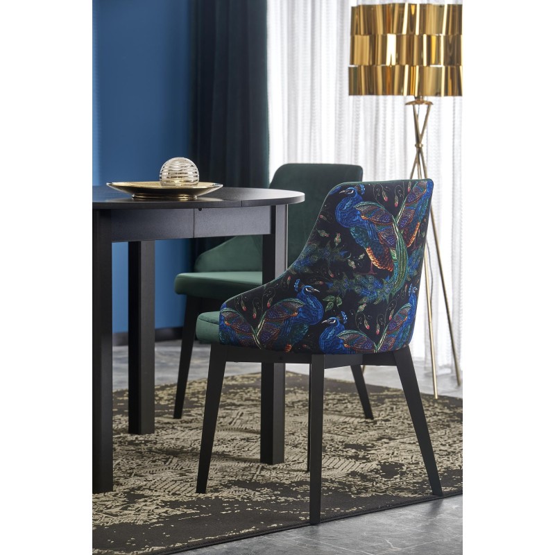RINGO stół kolor blat czarny, nogi - czarny (102-142x102x76 cm) (2p 1szt) RINGO stół kolor blat czarny, nogi - czarny (102-142x102x76 cm) (2p 1szt)