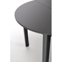 RINGO stół kolor blat czarny, nogi - czarny (102-142x102x76 cm) (2p 1szt) RINGO stół kolor blat czarny, nogi - czarny (102-142x102x76 cm) (2p 1szt)