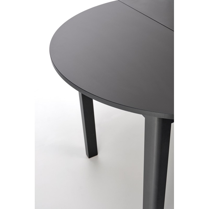 RINGO stół kolor blat czarny, nogi - czarny (102-142x102x76 cm) (2p 1szt) RINGO stół kolor blat czarny, nogi - czarny (102-142x102x76 cm) (2p 1szt)