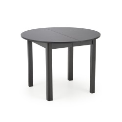 RINGO stół kolor blat czarny, nogi - czarny (102-142x102x76 cm) (2p 1szt) RINGO stół kolor blat czarny, nogi - czarny (102-142x102x76 cm) (2p 1szt)
