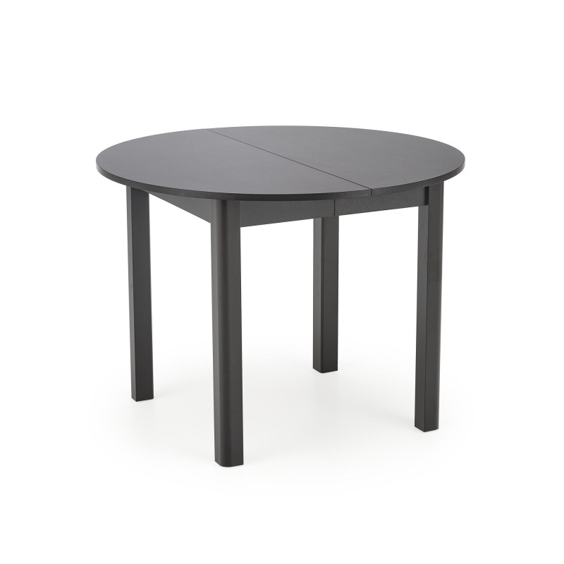 RINGO stół kolor blat czarny, nogi - czarny (102-142x102x76 cm) (2p 1szt) RINGO stół kolor blat czarny, nogi - czarny (102-142x102x76 cm) (2p 1szt)