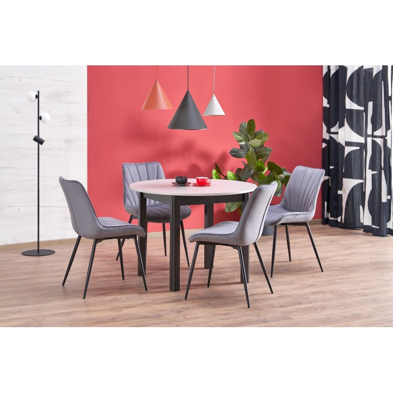 RINGO stół kolor blat kaszmir, nogi - czarny (102-142x102x76 cm) (2p 1szt) RINGO stół kolor blat kaszmir, nogi - czarny (102-142x102x76 cm) (2p 1szt)