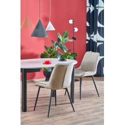 RINGO stół kolor blat kaszmir, nogi - czarny (102-142x102x76 cm) (2p 1szt) RINGO stół kolor blat kaszmir, nogi - czarny (102-142x102x76 cm) (2p 1szt)