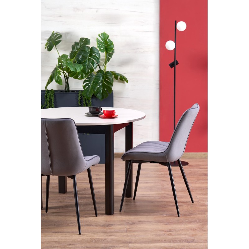 RINGO stół kolor blat kaszmir, nogi - czarny (102-142x102x76 cm) (2p 1szt) RINGO stół kolor blat kaszmir, nogi - czarny (102-142x102x76 cm) (2p 1szt)