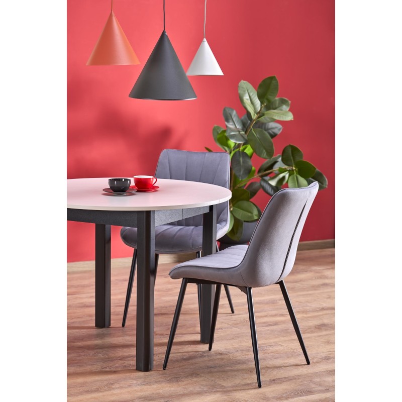 RINGO stół kolor blat kaszmir, nogi - czarny (102-142x102x76 cm) (2p 1szt) RINGO stół kolor blat kaszmir, nogi - czarny (102-142x102x76 cm) (2p 1szt)