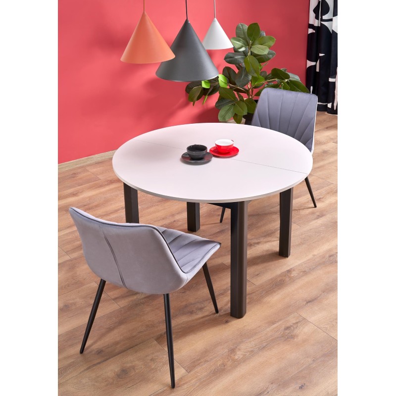 RINGO stół kolor blat kaszmir, nogi - czarny (102-142x102x76 cm) (2p 1szt) RINGO stół kolor blat kaszmir, nogi - czarny (102-142x102x76 cm) (2p 1szt)