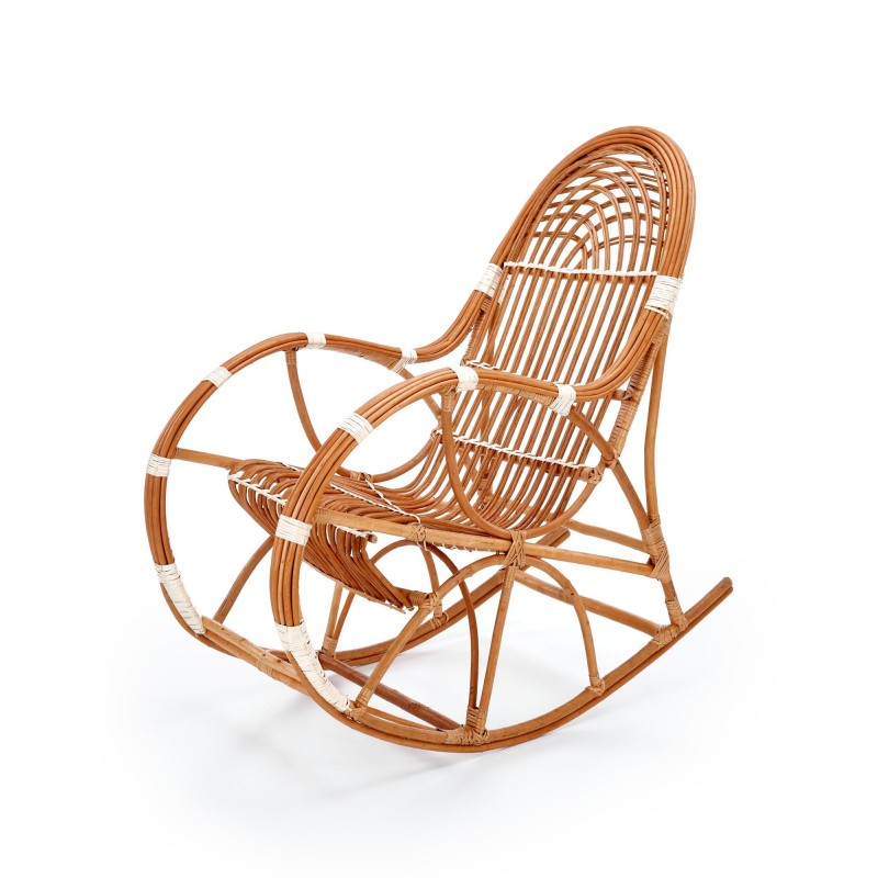 'ROCCO Natural Color Wicker Rocking Chair' 'ROCCO Natural Color Wicker Rocking Chair'